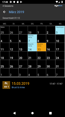Calendar View