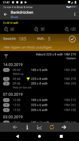Training Page