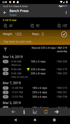 Training Page